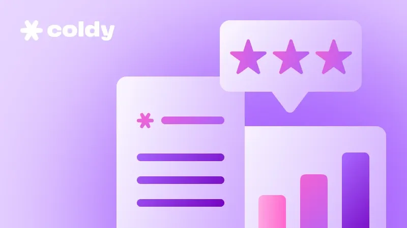 How to use reviews and case studies in cold emails